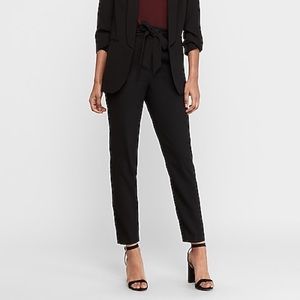 Express High Waisted Paperbag Ankle Pants